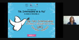 UAQ realizó 2do Foro Internacional de Cultura y Educación para la Paz