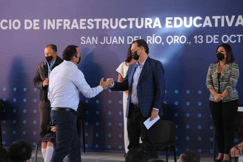 10.9 MDP para infraestructura educativa en SJR, Mauricio Kuri 1 10.9 MDP para infraestructura educativa en SJR, Mauricio Kuri