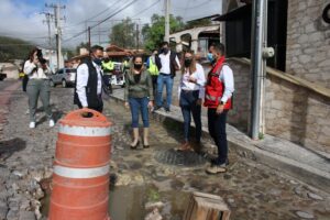 En supervisión zonas turísticas afectadas por lluvias en Tequis y Bernal