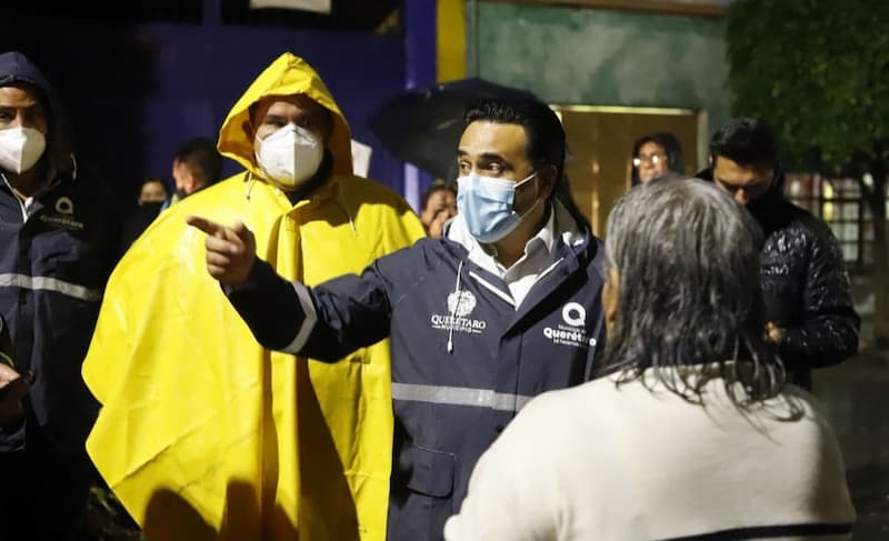 Supervisó Luis Nava trabajos de atención por lluvias en Querétaro 1 Supervisó Luis Nava trabajos de atención por lluvias en Querétaro 1