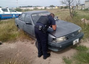 SSPM-SJR recupera vehículo en Los Rocío, SJR