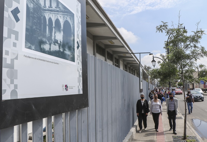 Inauguran exposición “UAQ semblanza histórica, a 70 años de su fundación”