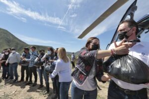 Mauricio Kuri supervisó traslado de víveres a personas afectadas por lluvias en Pinal de Amoles