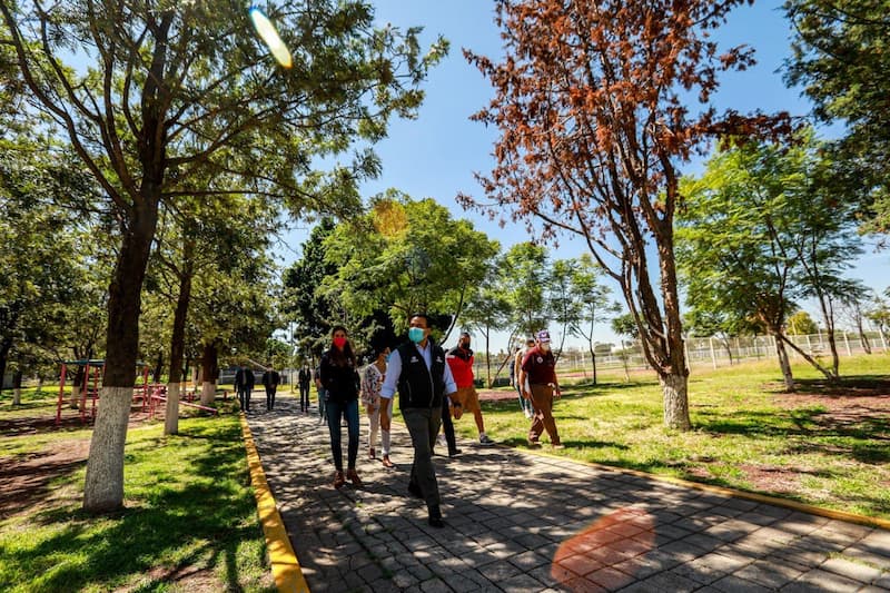 Presidente Luis Nava recorre el Centro de Desarrollo Comunitario Reforma-Lomas