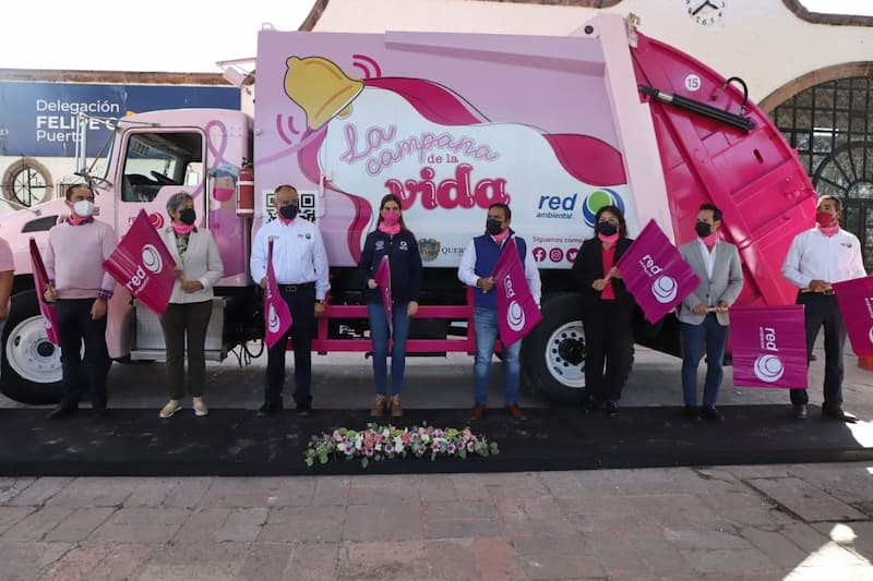 Realizan 8va. Campaña Rosa contra el Cáncer de Mama en mpio de Querétaro