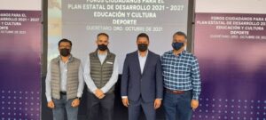 Realizan foro deportivo enfocado al Programa Estatal de Desarrollo 2021-2027