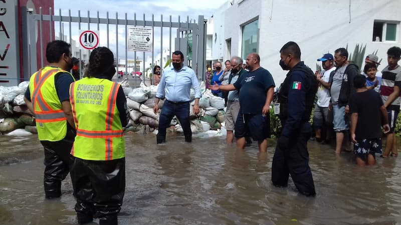 San Juan del Río se mantiene alerta ante nuevas inundaciones: Roberto Cabrera