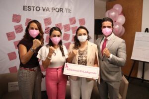 Laura Dorantes presentó iniciativa para la detección temprana del cáncer de mamá junto a Cáncer Warriors