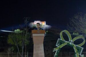 Mauricio Kuri asiste a la inauguración de la plazuela aledaña a la zona arqueológica 'El Cerrito', Corregidora