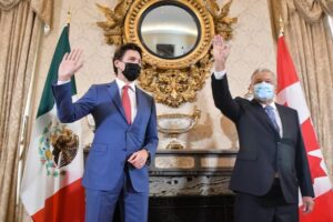 Presidente AMLO y Justin Trudeau reafirman lazos de cooperación