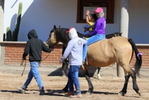 Inician programa de equinoterapia en DIF Estatal de Querétaro