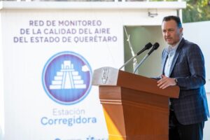 Mauricio Kuri entregó 3 estaciones para monitoreo de la calidad del aire en Querétaro