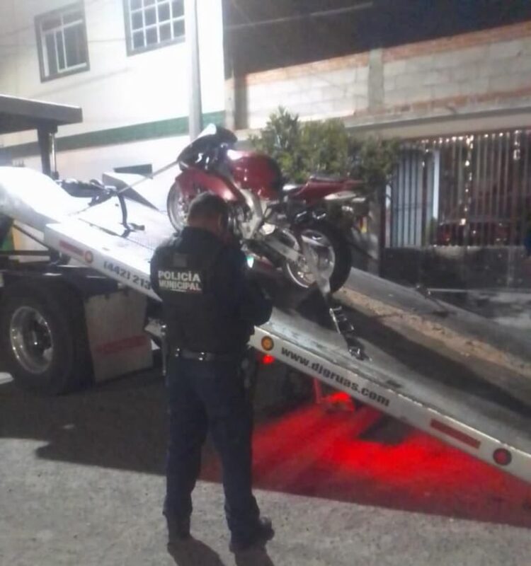 Recuperan en Zona Oriente 2 motocicletas con reporte de robo