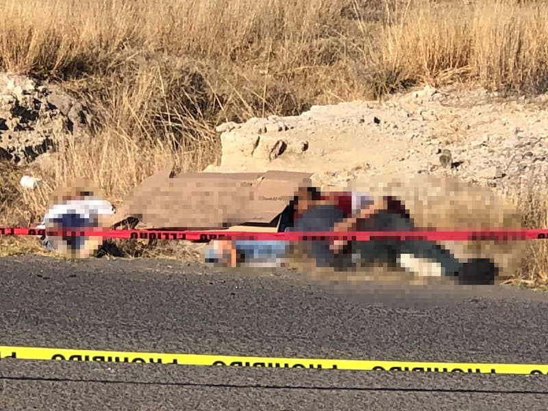 Descubren 4 cuerpos acribillados en el Municipio de Polotitlán