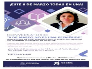 Realizarán evento 'Todas en Una' en CECEQ