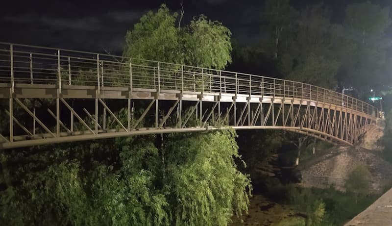 Reubicarán puente peatonal que esta en las inmediaciones del Puente de la Historia en SJR