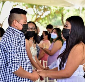 Celebraron matrimonios colectivos en Corregidora