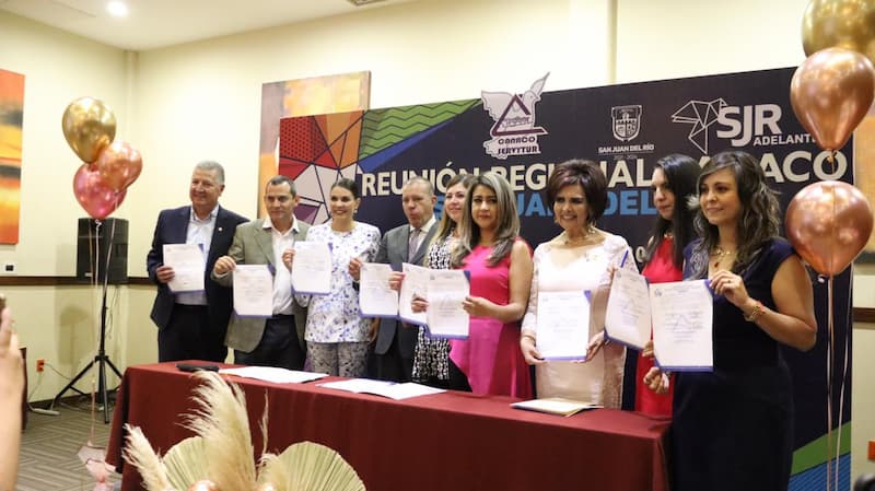 Consolidan alianzas a favor de mujeres empresarias en San Juan del Río
