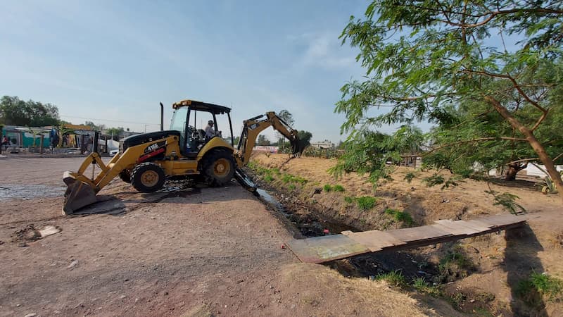 En proceso obras para mitigación de inundaciones en San Juan del Río