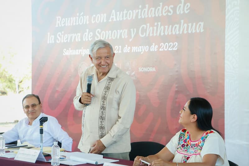 Gobierno federal financiará construcción de caminos en la sierra de Sonora y Chihuahua, anuncia presidente