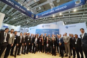 Mauricio Kuri inauguró el pabellón Querétaro en feria industrial Hannover Messe 2022