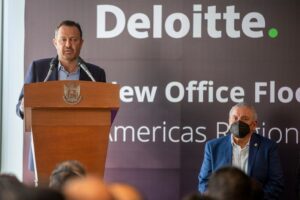 Mauricio Kuri inauguró oficinas de empresa Deloitte en Querétaro 1 Mauricio Kuri inauguró oficinas de empresa Deloitte en Querétaro