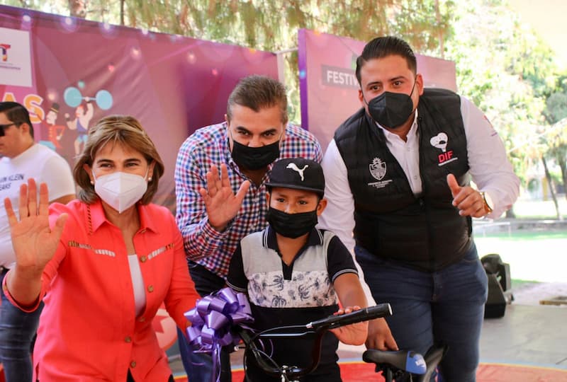 Niñas y niños asistieron al Festival Caritas Felices en Tequisquiapan