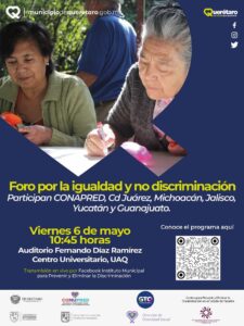 UAQ elabora programa para prevenir y eliminar la discriminación