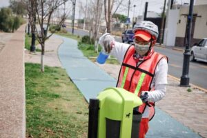 Instalan 400 nuevas papeleras en municipio de Corregidora