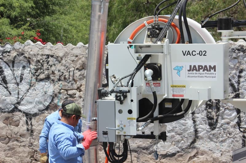 JAPAM trabaja en prevención de inundaciones en SJR por próximas lluvias