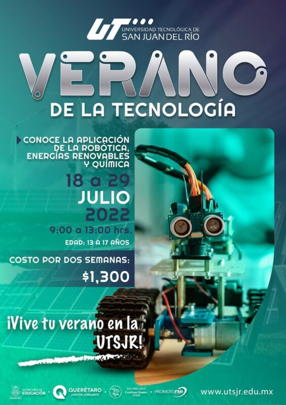 UTSJR invita a participar en el Verano de la Tecnología