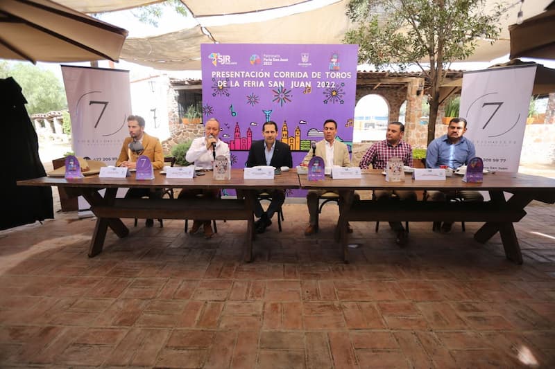 Presentan corrida de toros de la Feria San Juan del Río 2022