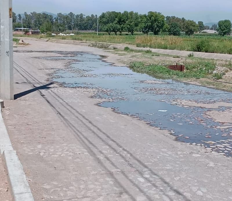 Requieren intervención de drenaje en Santa Matilde San Juan del Río