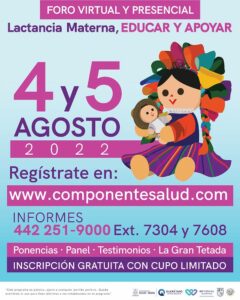 SESEQ invita al foro Lactancia Materna, Educar y Apoyar