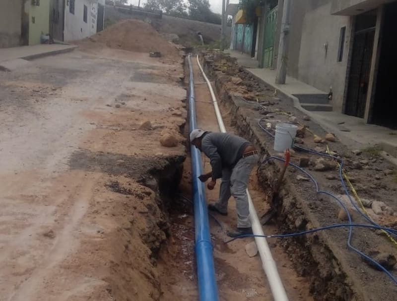 JAPAM SJR informa sobre etapas de renovación de red en San Cayetano