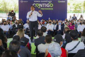 Luis Nava presentó el programa Somos Querétaro, Contigo Prevenimos