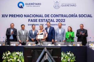 Mauricio Kuri asiste a la 14 edición del Premio Nacional de Contraloría Social 2022, Fase Estatal