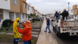 Mauricio Kuri atiende afectaciones por lluvias en el estado de Querétaro