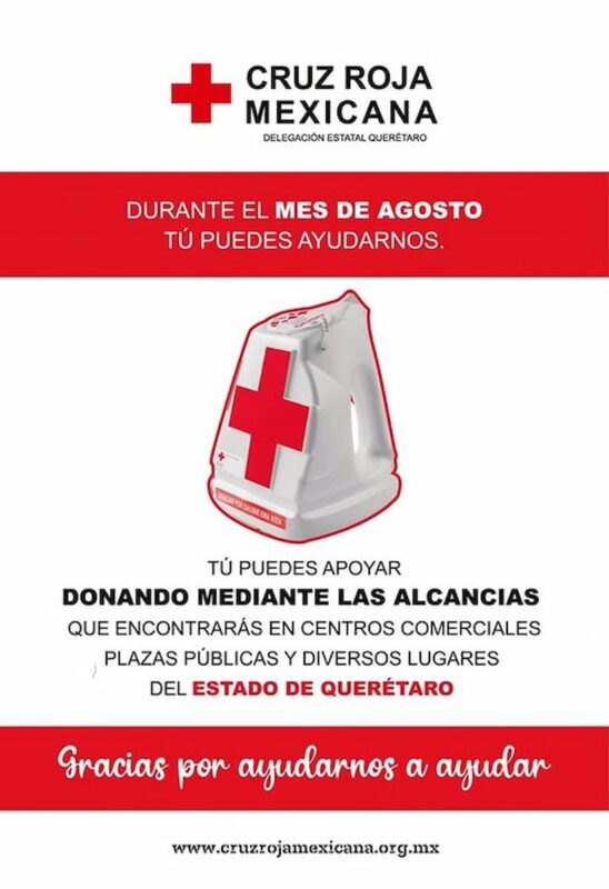 Realiza Cruz Roja colecta a través de “boteo” en San Juan del Río