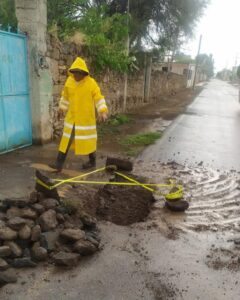 Registra JAPAM incidentes menores por lluvias en San Juan del Río
