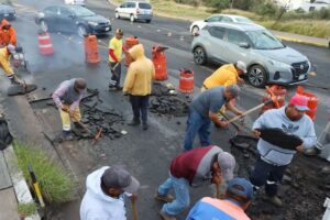 Atienden afectaciones reportadas tras lluvias en Corregidora