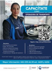 Da inicio la capacitación para Operadoras de Transporte Público en Querétaro