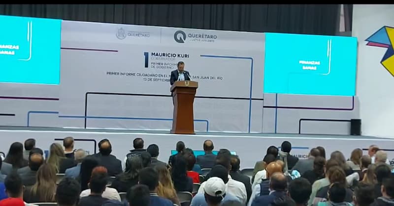 Mauricio Kuri rinde 1er informe en San Juan del Río