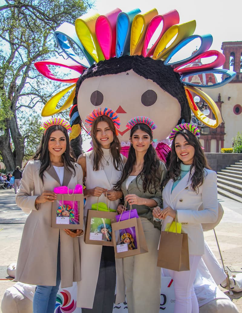 Modelos de Mexicana Universal promueven a Amealco como destino turístico