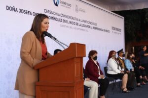 SEDEQ rindió homenaje a la Corregidora de Querétaro