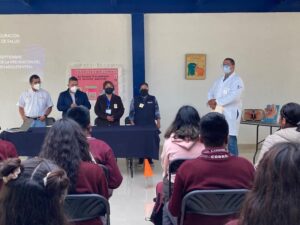 SESEQ realizó Feria de la Salud en el COBAQ 6 de Tolimán