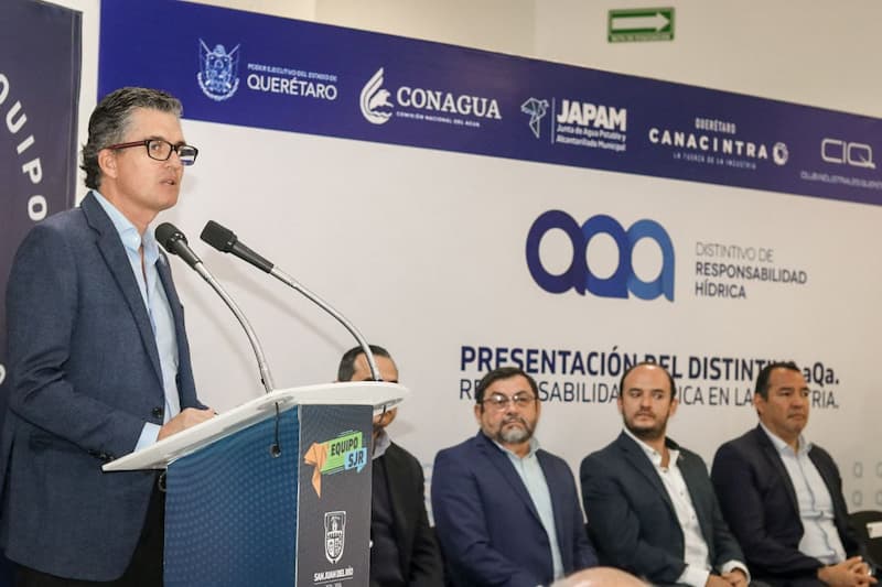 Distintivo aQa reconocerá a la industria de San Juan del Río en cuidado del agua