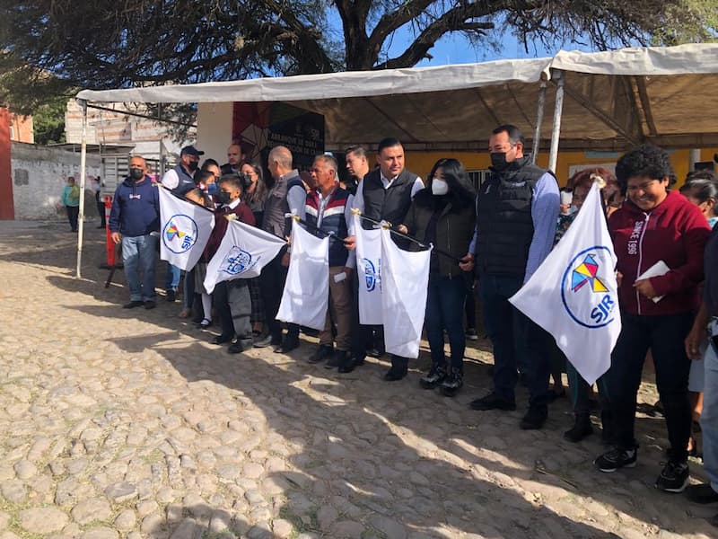 Roberto Cabrera presente en la obra de rehabilitación