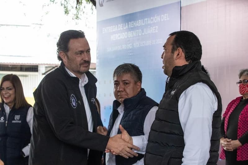 Mauricio Kuri entregó rehabilitación de Mercado Juárez en SJR