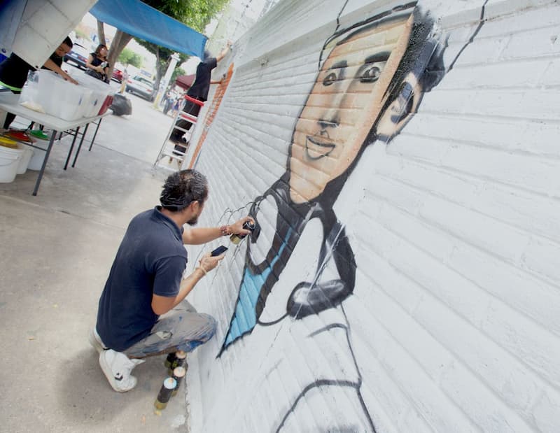 Mediante "Co-Mural", San Juan del Río trabaja en temas de prevención social